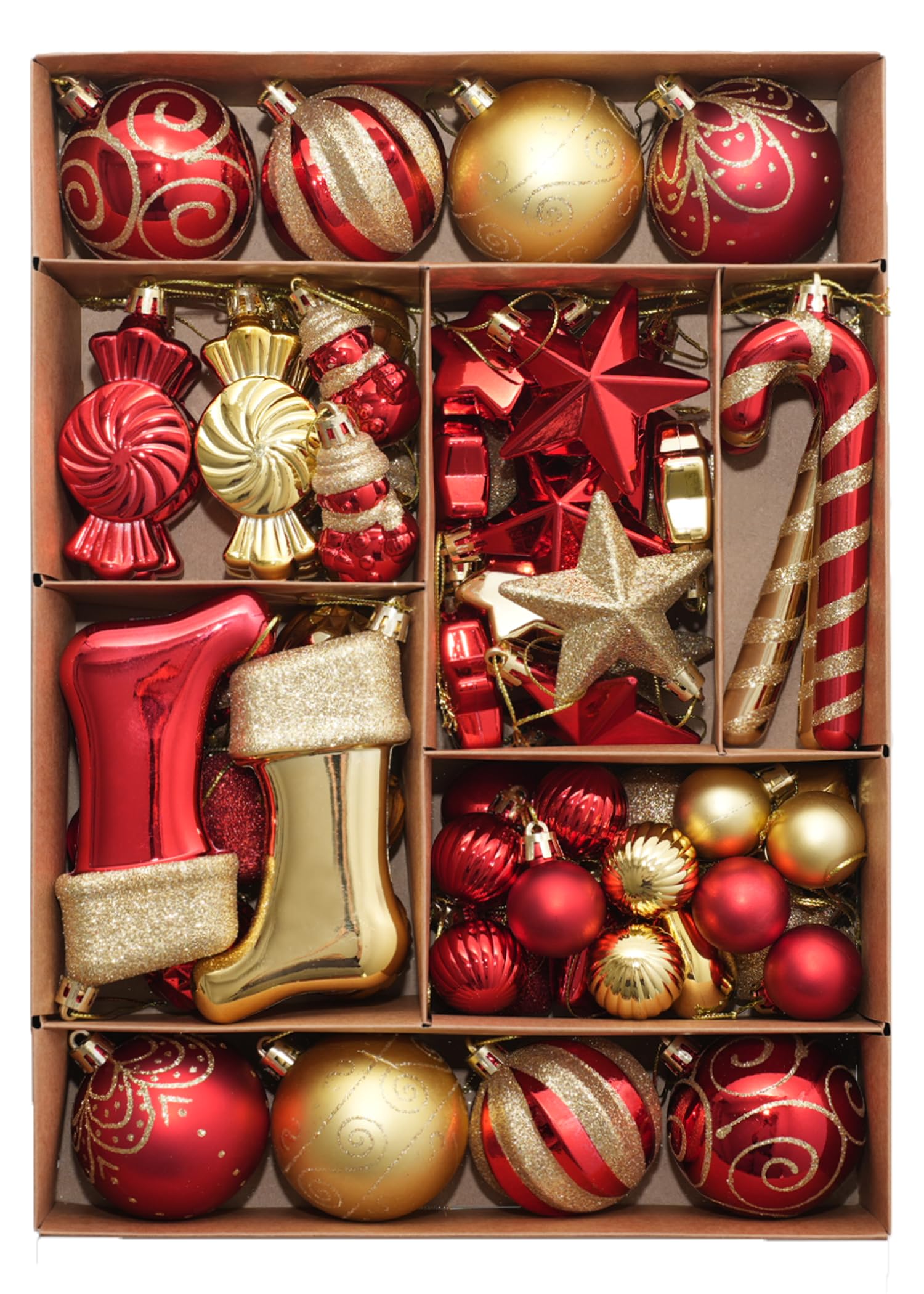 Amazon.co.jp: Youchicnow クリスマス オーナメント 北欧風 大きめ